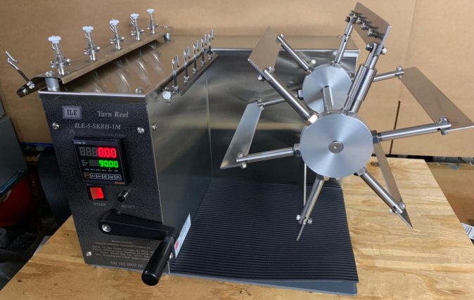ILE-5-SKRH-1M hand-operated tabletop yarn reel